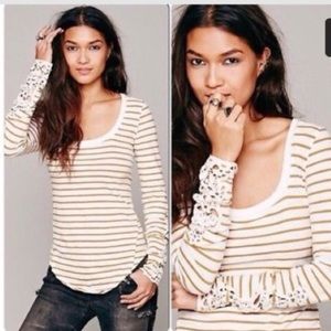 Free People Hard Candy Crochet Cuff